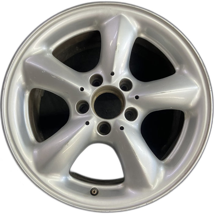 16" MERCEDES SLK 01 170 Type; SLK230 16x8 5 spoke dome spokes rear Original OEM - Front View