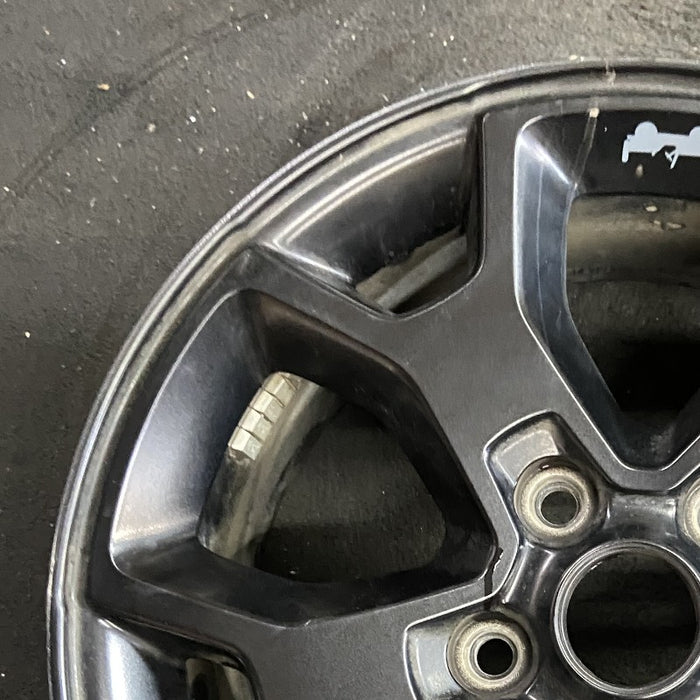 17" WRANGLER 19 17x7.5 5 spoke aluminum Y spoke opt WJP low gloss black Original OEM Wheel Rim