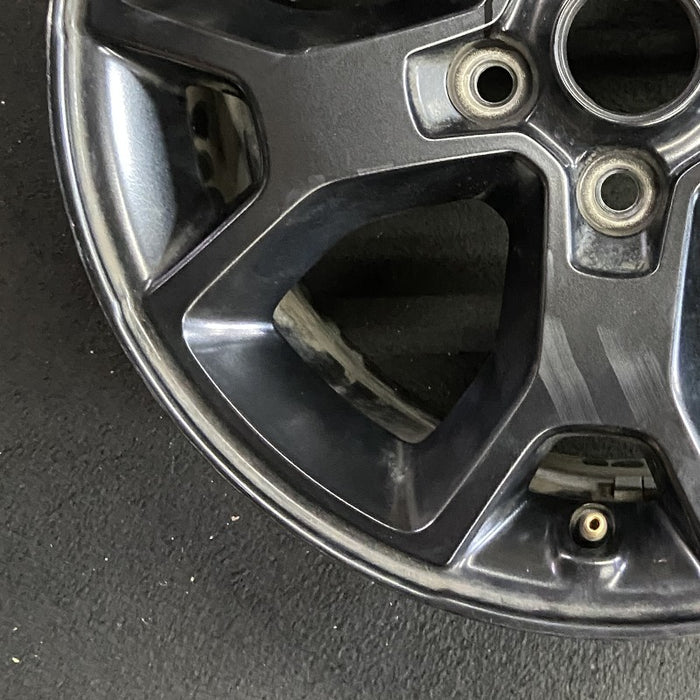 17" WRANGLER 19 17x7.5 5 spoke aluminum Y spoke opt WJP low gloss black Original OEM Wheel Rim