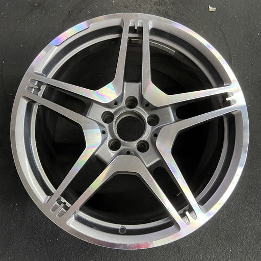 19" MERCEDES CLS-CLASS 12 218 Type; CLS63 19x10 10 spoke 5 pairs Original OEM - Front View
