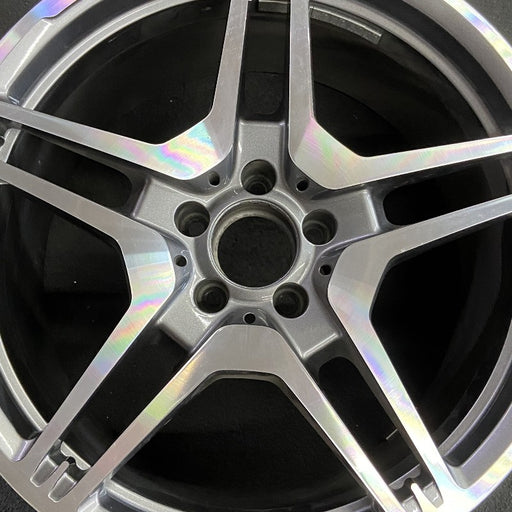 19" MERCEDES CLS-CLASS 12 218 Type; CLS63 19x10 10 spoke 5 pairs Original OEM - Angle View