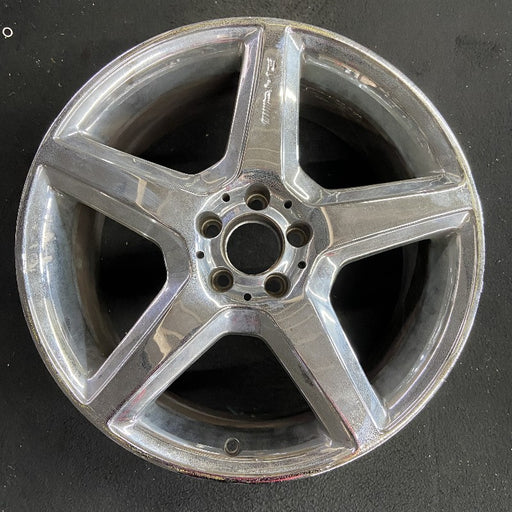 19" MERCEDES S-CLASS 08 230 Type; SL55 19x8.5 1 piece Original OEM Wheel Rim - Front View