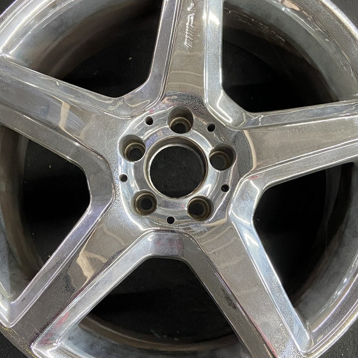 19" MERCEDES S-CLASS 08 230 Type; SL55 19x8.5 1 piece Original OEM Wheel Rim - Angle View