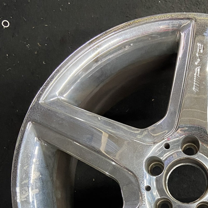 19" MERCEDES S-CLASS 08 230 Type; SL55 19x8.5 1 piece Original OEM Wheel Rim - Side Profile