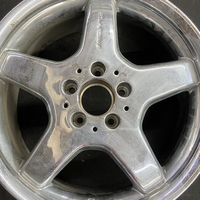 17" MERCEDES SLK 02-03 170 Type; SLK230 17x8.5 1 piece design Original OEM - Angle View