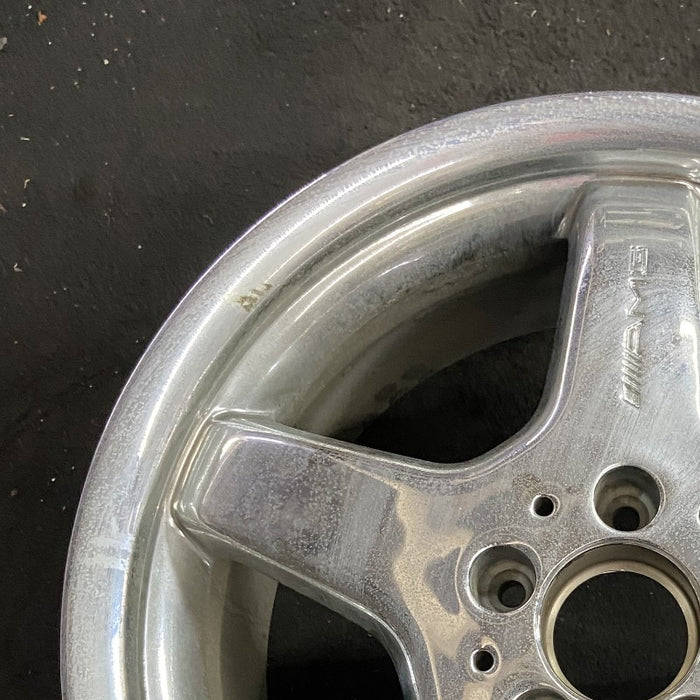 17" MERCEDES SLK 02-03 170 Type; SLK230 17x8.5 1 piece design Original OEM - Side Profile