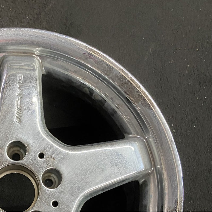 17" MERCEDES SLK 02-03 170 Type; SLK230 17x8.5 1 piece design Original OEM - Close-Up Detail