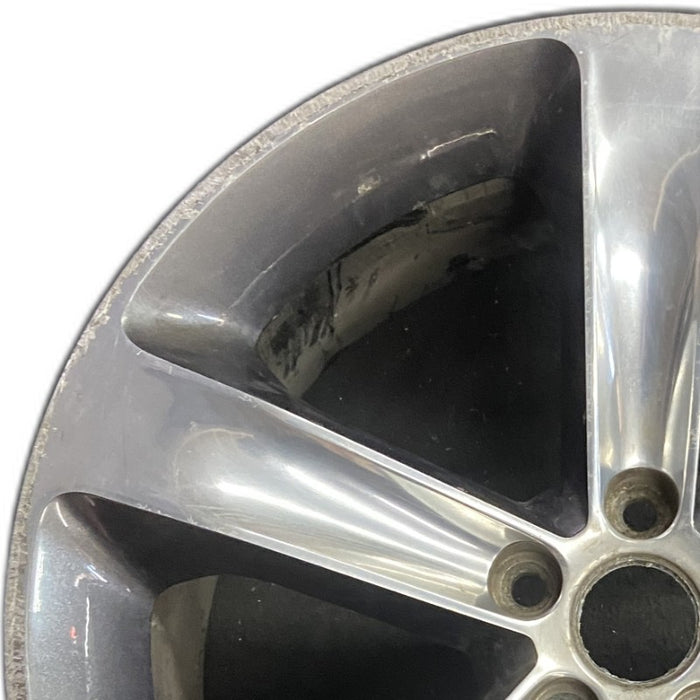 20" CHALLENGER 15-17 20x8 aluminum 5 individual spokes polished with pockets black Original OEM Wheel Rim