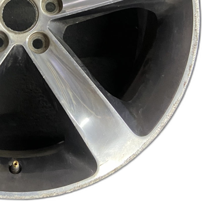 20" CHALLENGER 15-17 20x8 aluminum 5 individual spokes polished with pockets black Original OEM Wheel Rim