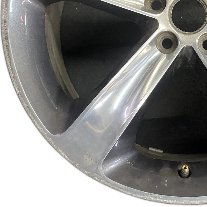 20" CHALLENGER 15-17 20x8 aluminum 5 individual spokes polished with pockets black Original OEM Wheel Rim