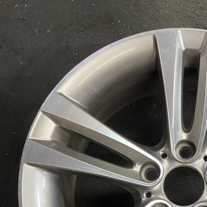 18" BMW 430i 20 18x8 5 spoke double spoke flared spoke Original OEM Wheel Rim - Side Profile