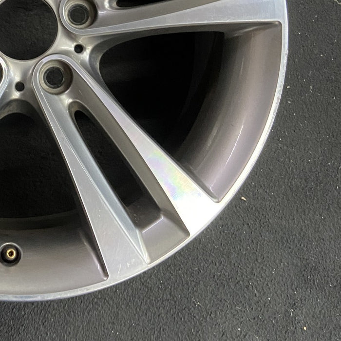 18" BMW 430i 20 18x8 5 spoke double spoke flared spoke Original OEM Wheel Rim - Back View