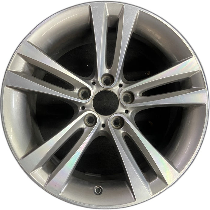 18" BMW 430i 20 18x8 5 spoke double spoke flared spoke Original OEM Wheel Rim - Front View
