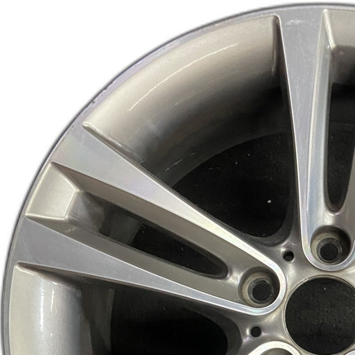 18" BMW 430i 20 18x8 5 spoke double spoke flared spoke Original OEM Wheel Rim - Angle View