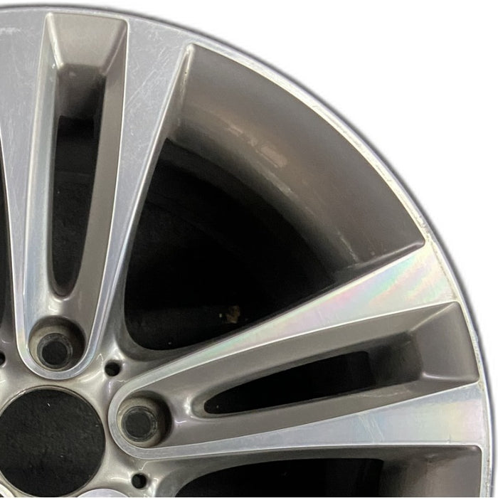 18" BMW 430i 20 18x8 5 spoke double spoke flared spoke Original OEM Wheel Rim - Side Profile