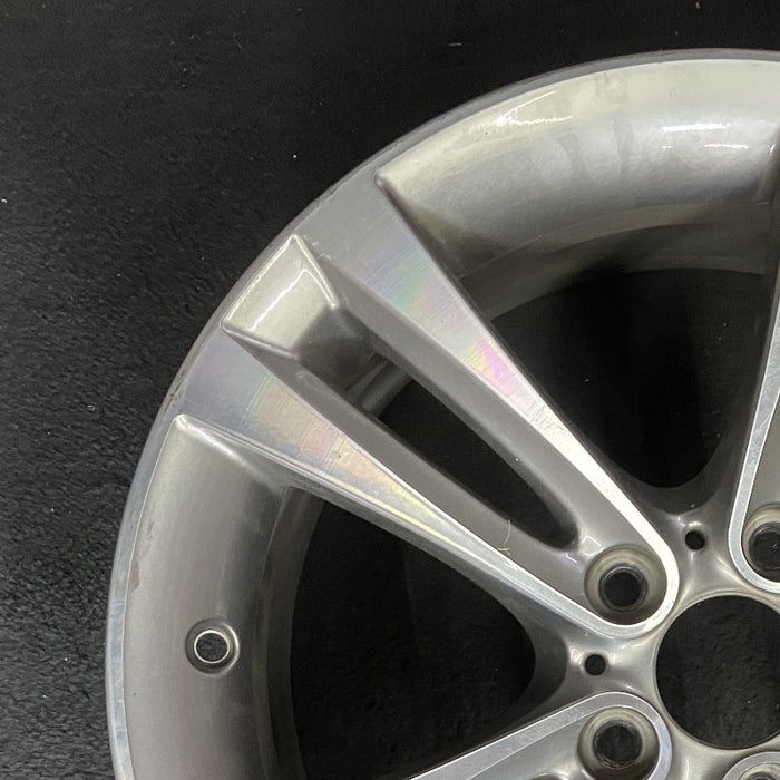 18" BMW 430i 20 18x8 5 spoke double spoke flared spoke Original OEM Wheel Rim - Side Profile