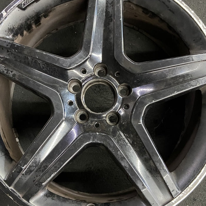 19" MERCEDES GLA-CLASS 15-17 156 Type GLA250 19x8 5 spoke machined face with - Angle View