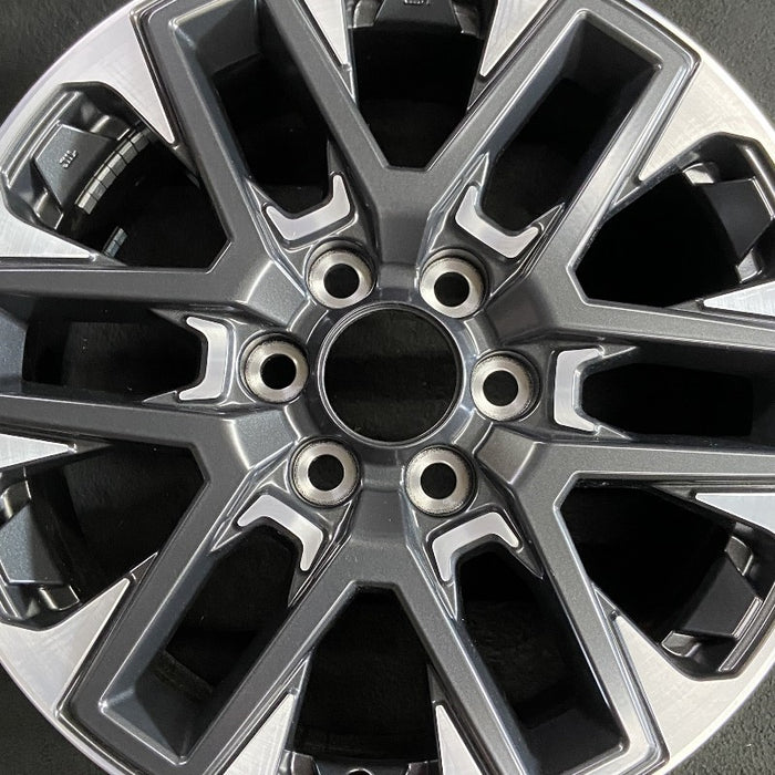 20" SEQUOIA 23-24 20x8 open spoke 6 spoke machined face with black pockets Original OEM Wheel Rim