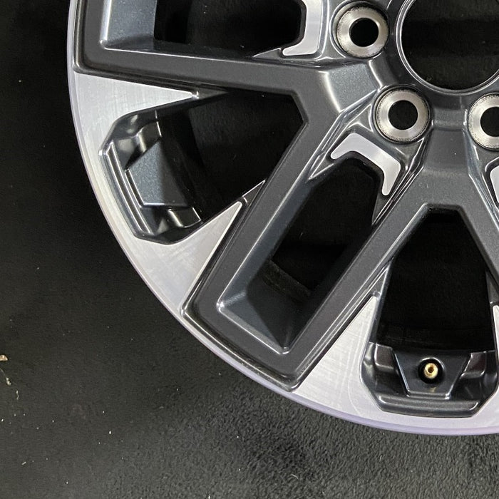 20" SEQUOIA 23-24 20x8 open spoke 6 spoke machined face with black pockets Original OEM Wheel Rim