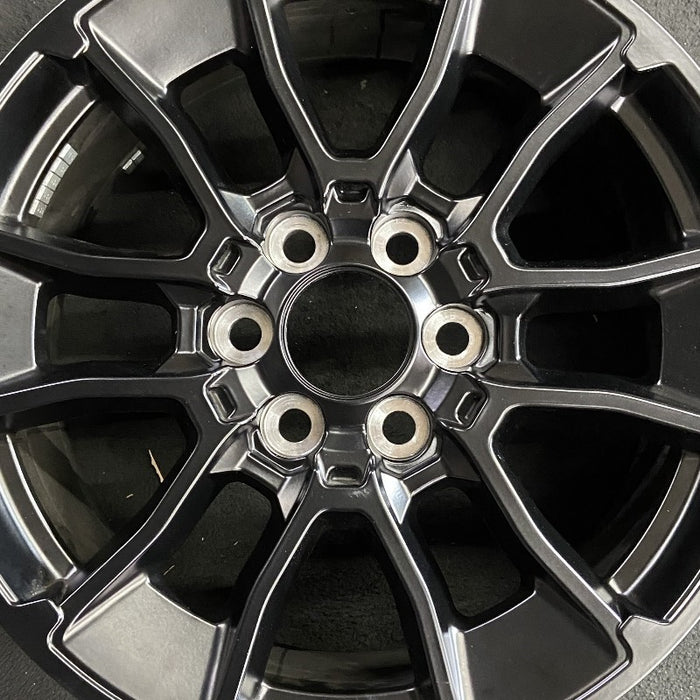 20" SEQUOIA 24 20x8, 6 Y spoke, black Original OEM Wheel Rim - Angle View