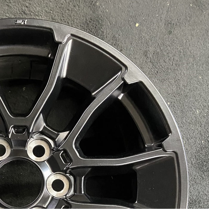20" SEQUOIA 24 20x8, 6 Y spoke, black Original OEM Wheel Rim - Close-Up Detail