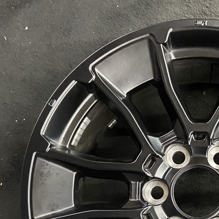 20" SEQUOIA 24 20x8, 6 Y spoke, black Original OEM Wheel Rim - Side Profile