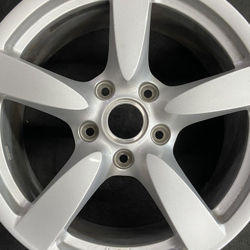18" PORSCHE BOXSTER 08 18x9 5 spoke w/o black finish Original OEM Wheel Rim - Angle View