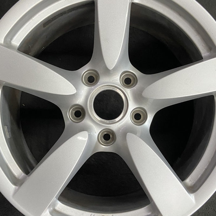 18" PORSCHE BOXSTER 08 18x9 5 spoke w/o black finish Original OEM Wheel Rim - Angle View