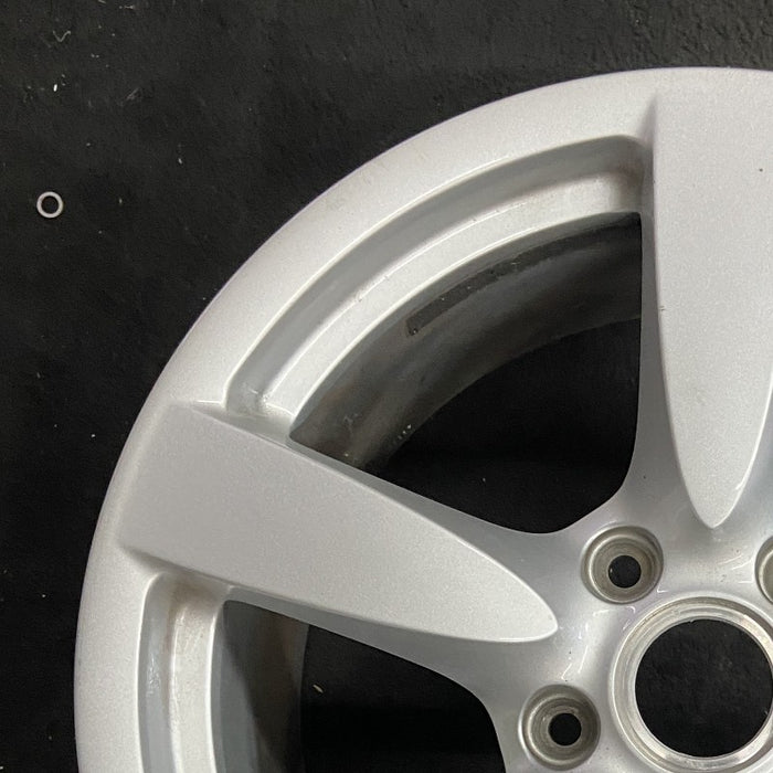 18" PORSCHE BOXSTER 08 18x9 5 spoke w/o black finish Original OEM Wheel Rim - Side Profile
