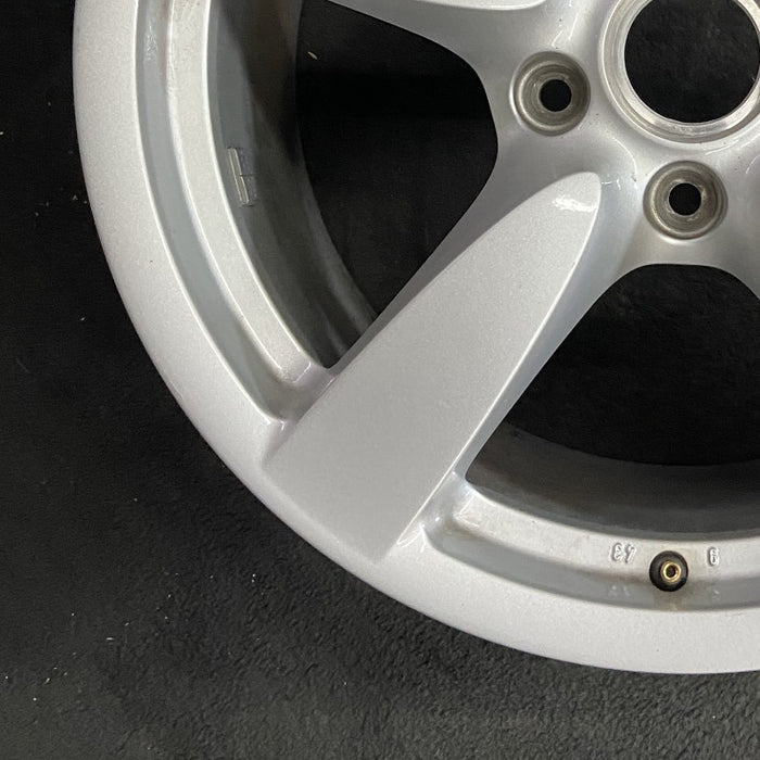 18" PORSCHE BOXSTER 08 18x9 5 spoke w/o black finish Original OEM Wheel Rim - Additional View