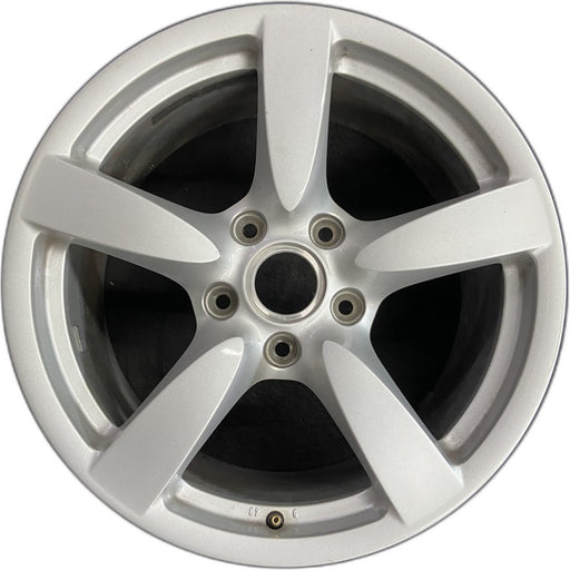 18" PORSCHE BOXSTER 08 18x9 5 spoke w/o black finish Original OEM Wheel Rim - Front View