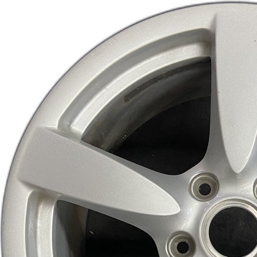 18" PORSCHE BOXSTER 08 18x9 5 spoke w/o black finish Original OEM Wheel Rim - Angle View