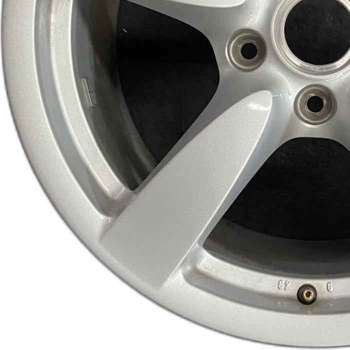 18" PORSCHE BOXSTER 08 18x9 5 spoke w/o black finish Original OEM Wheel Rim - Back View