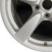 18" PORSCHE BOXSTER 08 18x9 5 spoke w/o black finish Original OEM Wheel Rim - Back View