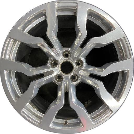 19" AUDI R8 10 19x11 rear polished Original OEM Wheel Rim - Front View
