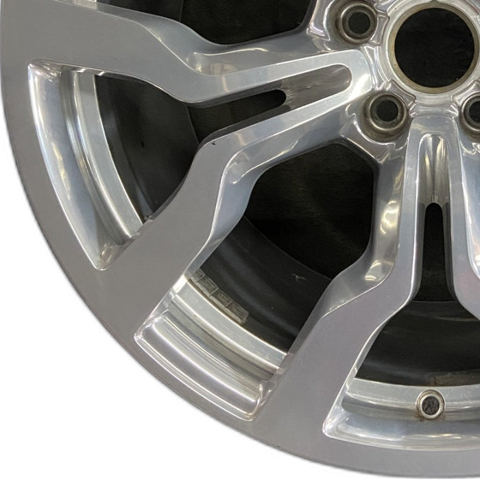 19" AUDI R8 10 19x11 rear polished Original OEM Wheel Rim - Back View