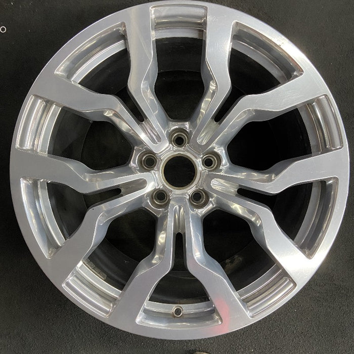 19" AUDI R8 10 19x11 rear polished Original OEM Wheel Rim - Front View
