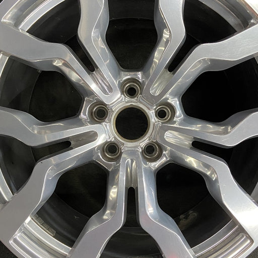 19" AUDI R8 10 19x11 rear polished Original OEM Wheel Rim - Angle View