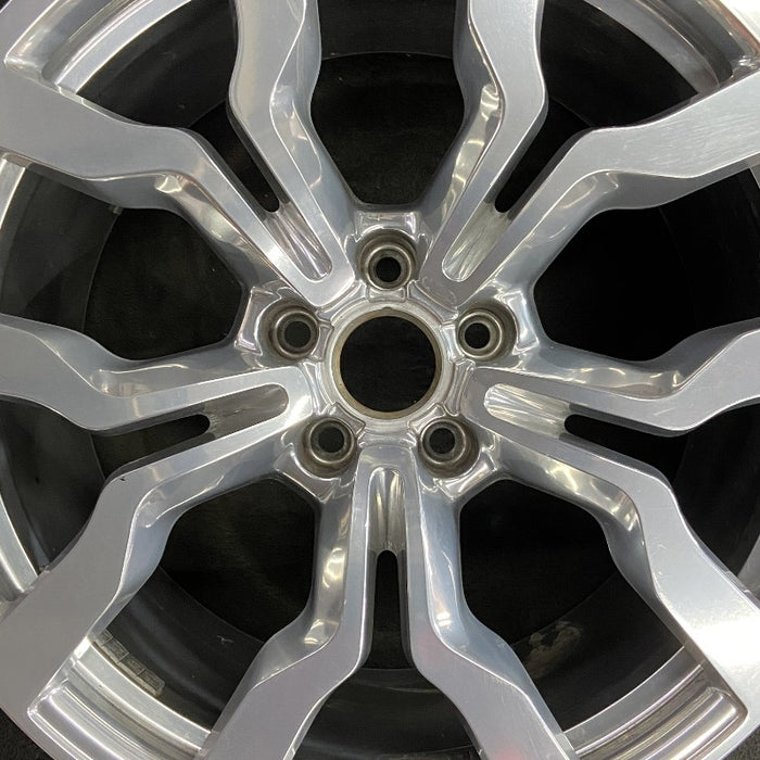 19" AUDI R8 10 19x11 rear polished Original OEM Wheel Rim - Angle View