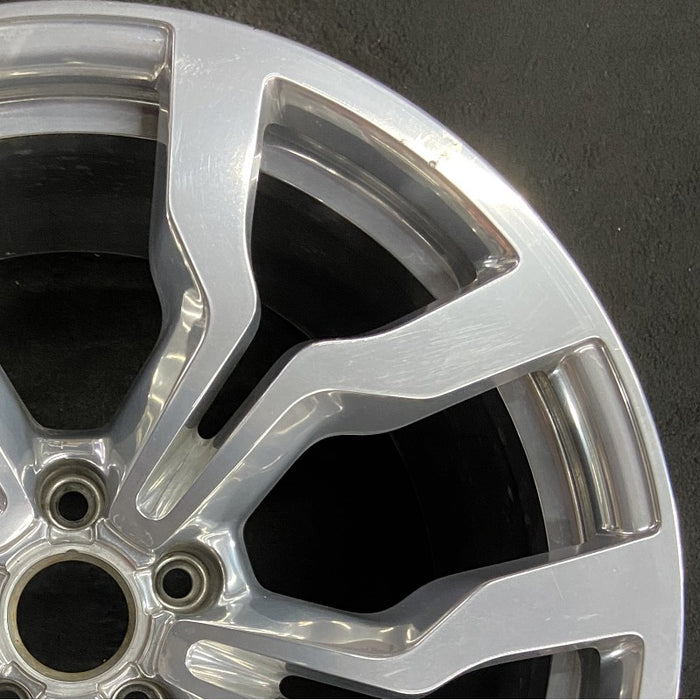 19" AUDI R8 10 19x11 rear polished Original OEM Wheel Rim - Close-Up Detail