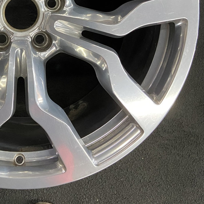 19" AUDI R8 10 19x11 rear polished Original OEM Wheel Rim - Back View