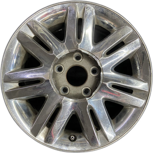 17" TOWN & COUNTRY 08-10 17x6.5 14 spoke chrome clad Original OEM Wheel Rim - Front View