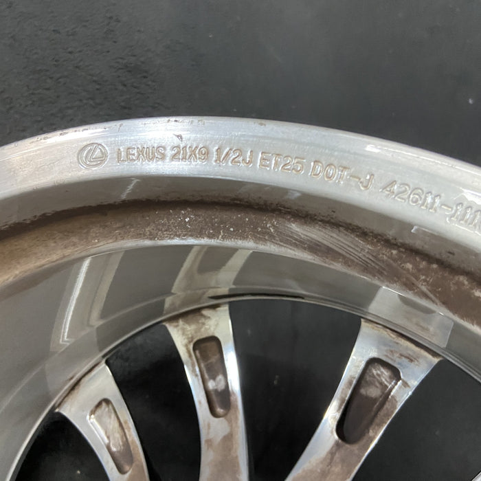 21" LC500 18-20 , 21x9.5 Original OEM Wheel Rim - View 9