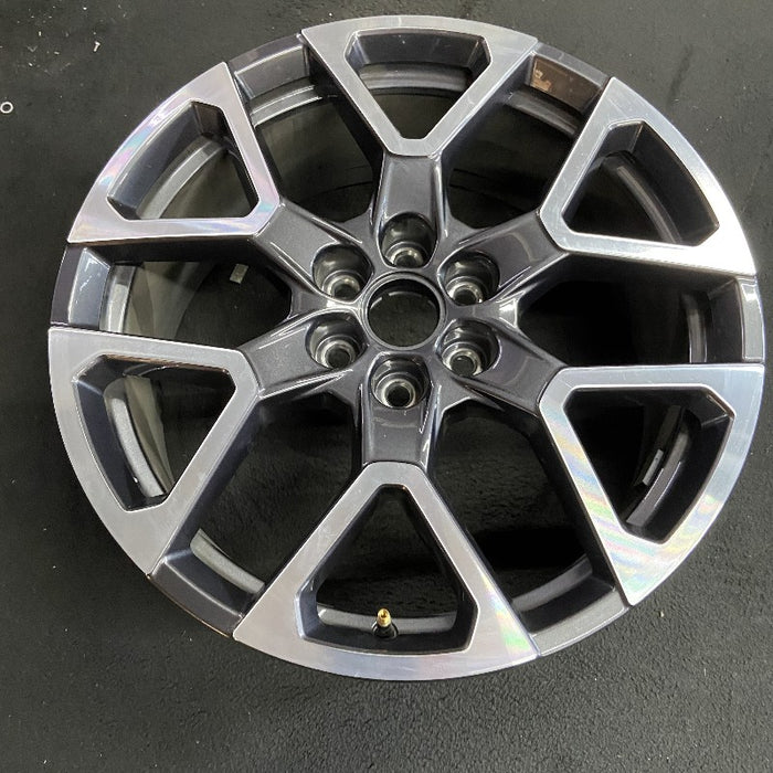 20" BLAZER 23-24 20x8 6 spoke Y spoke dark gray opt Q75 Original OEM Wheel Rim - View 7