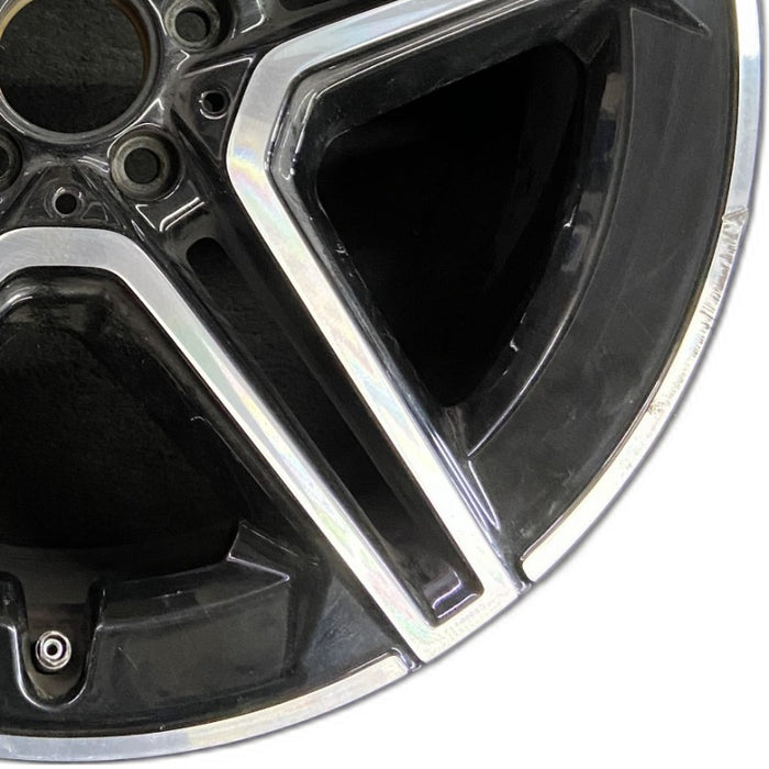 20" MERCEDES GLE-CLASS 20-22 167 Type GLE450 20x9 black pockets rear ET 44 - Close-Up Detail