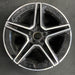 20" MERCEDES GLE-CLASS 20-22 167 Type GLE450 20x9 black pockets rear ET 44 - Front View