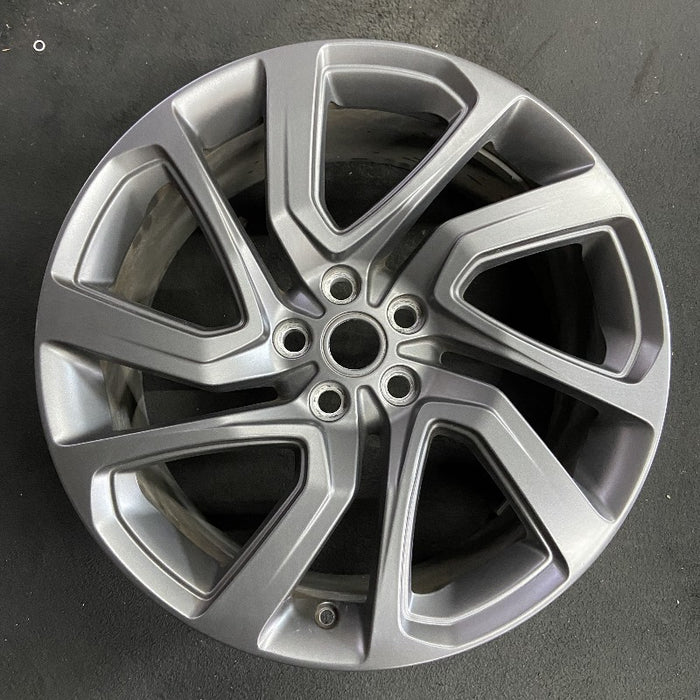 21" DISCOVERY 17-19 21x9.5 alloy 5 spoke slanted V Original OEM Wheel Rim - Additional View