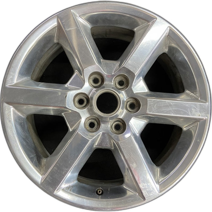 19" ACADIA 07-10 19x7.5 6 spoke single polished opt QT6 Original OEM Wheel Rim - Front View