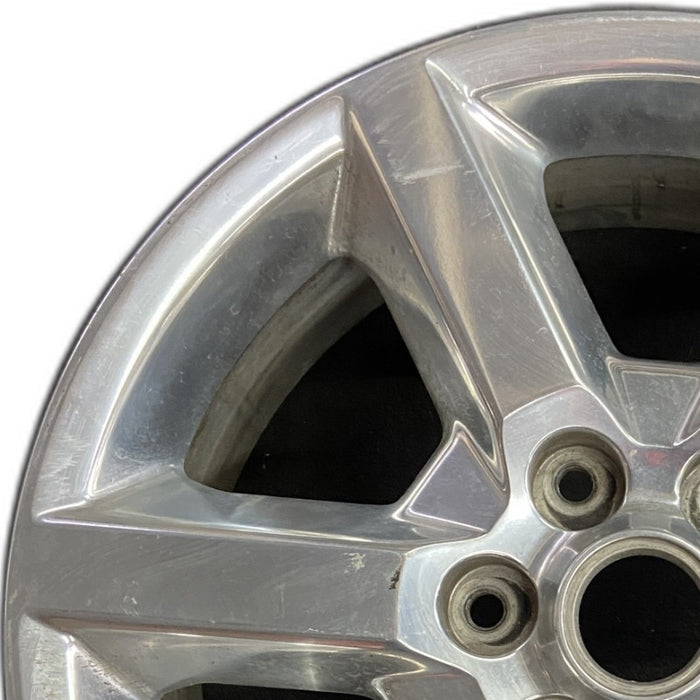 19" ACADIA 07-10 19x7.5 6 spoke single polished opt QT6 Original OEM Wheel Rim - Angle View