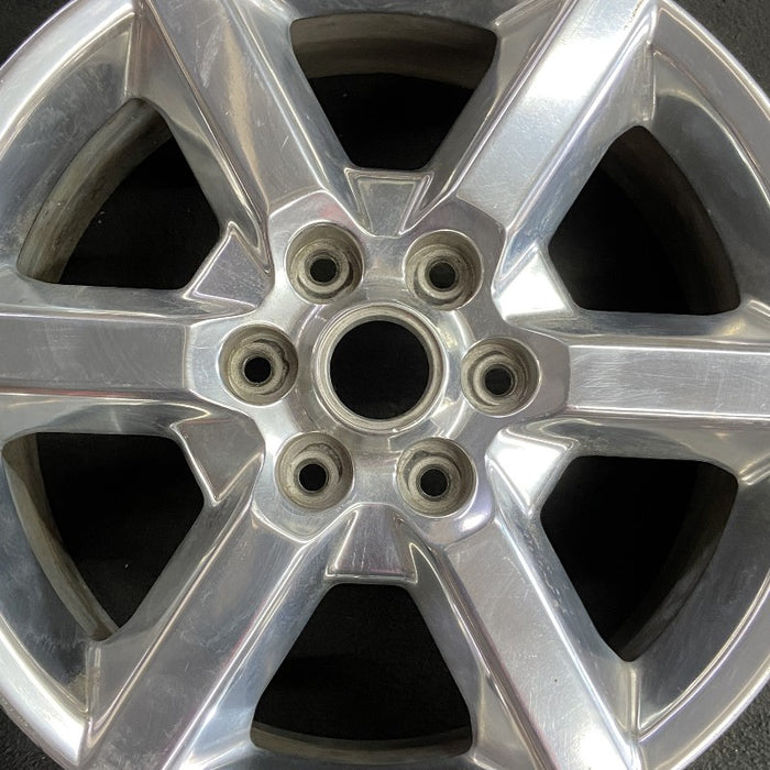 19" ACADIA 07-10 19x7.5 6 spoke single polished opt QT6 Original OEM Wheel Rim - Angle View